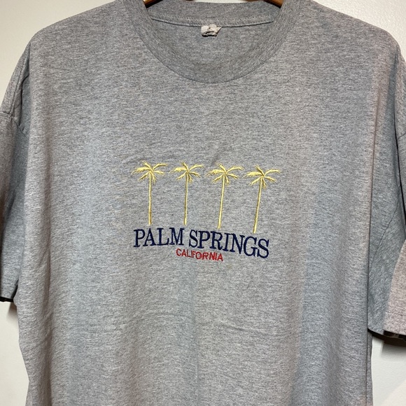 Alstyle Other - Palm Spring California Embroidered Tee